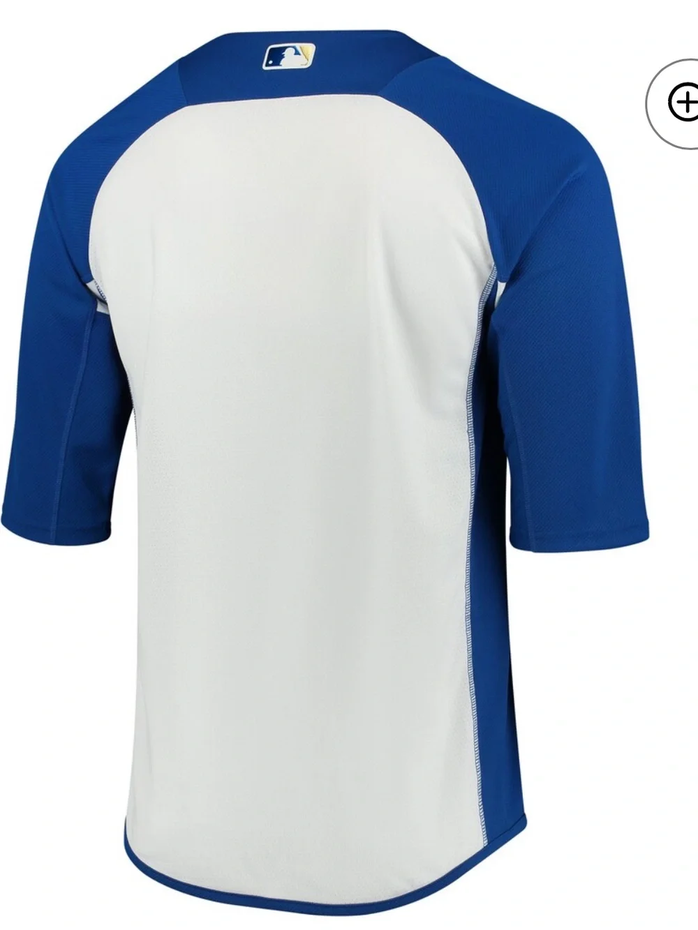 Kansas City Royals Majestic On-Field 3/4-Sleeve Batting Practice Jersey Small